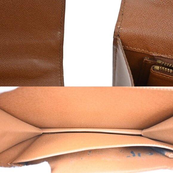 LOUIS VUITTON Concorde Hand Bag Monogram Leather Brown France M51190 84KB259 - Picture 10 of 16